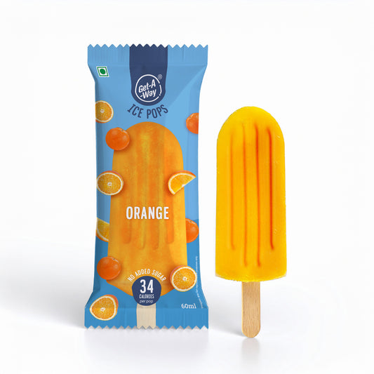 Orange Ice Pop