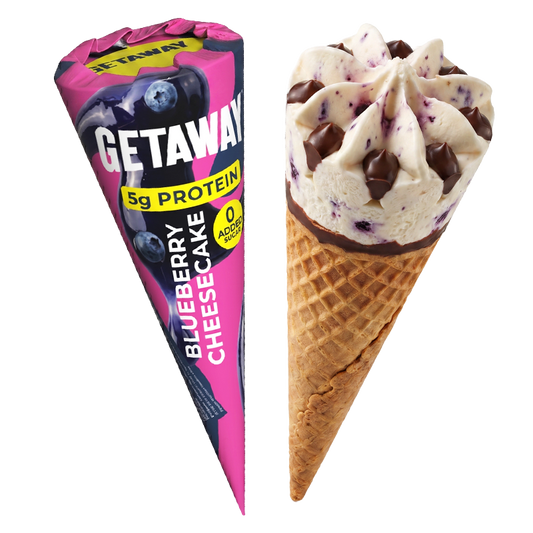 Blueberry Cheesecake Ice Cream Cone - 10 Pack