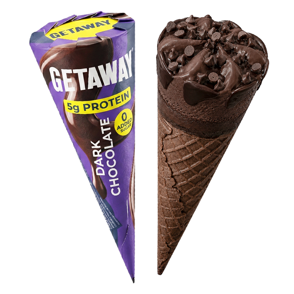 Dark Chocolate Ice Cream Cone