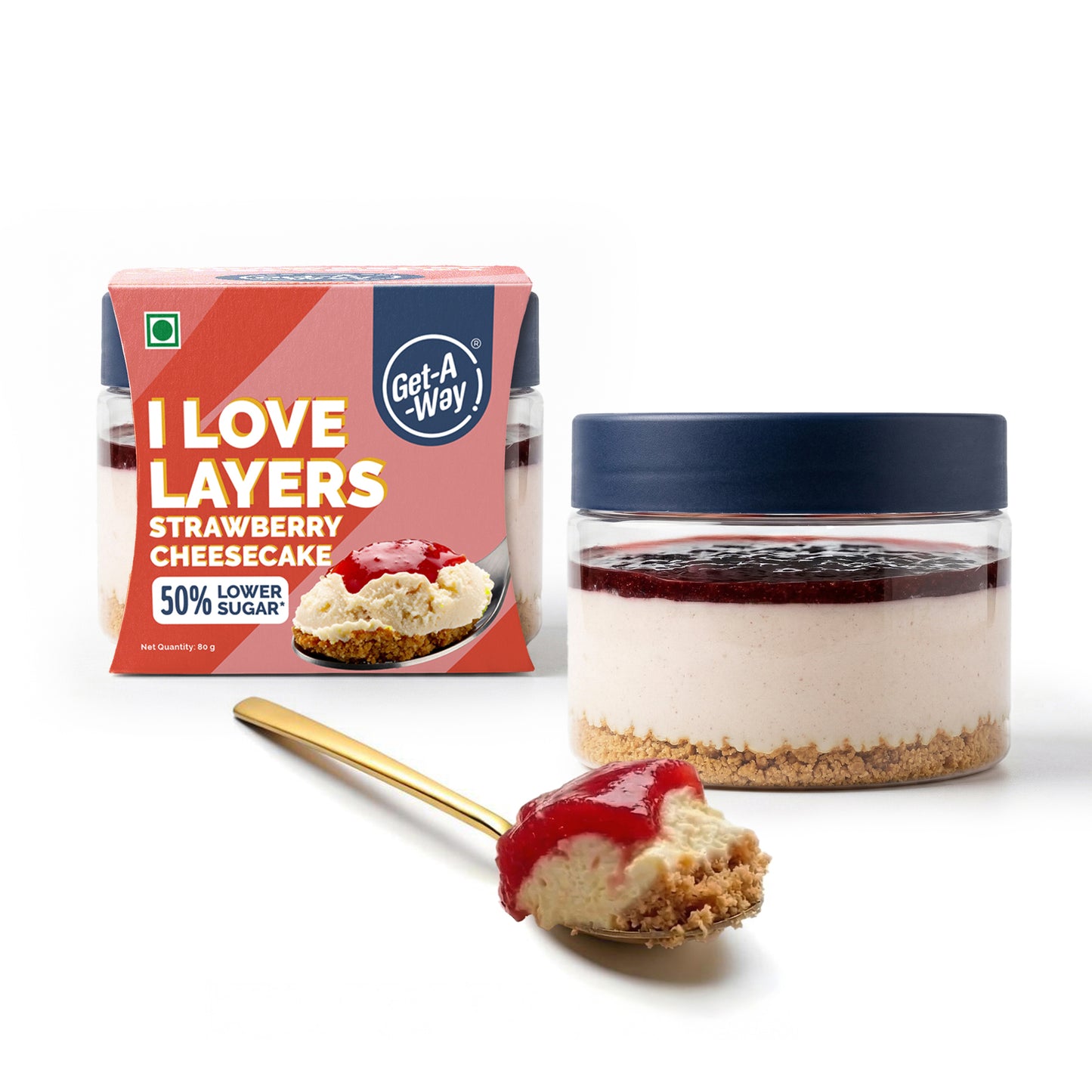 Strawberry Cheesecake Jar - 8 Pack