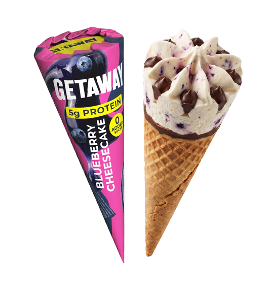 Blueberry Cheesecake Ice Cream Cone - 10 Pack
