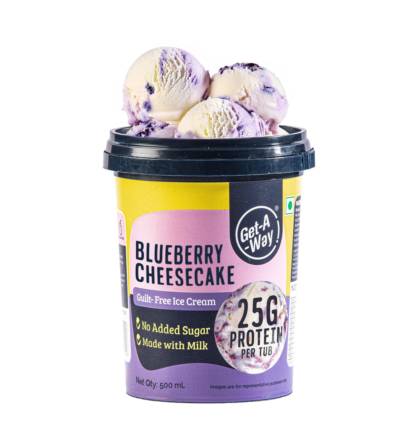 Blueberry Cheesecake Tub - 4 Pack