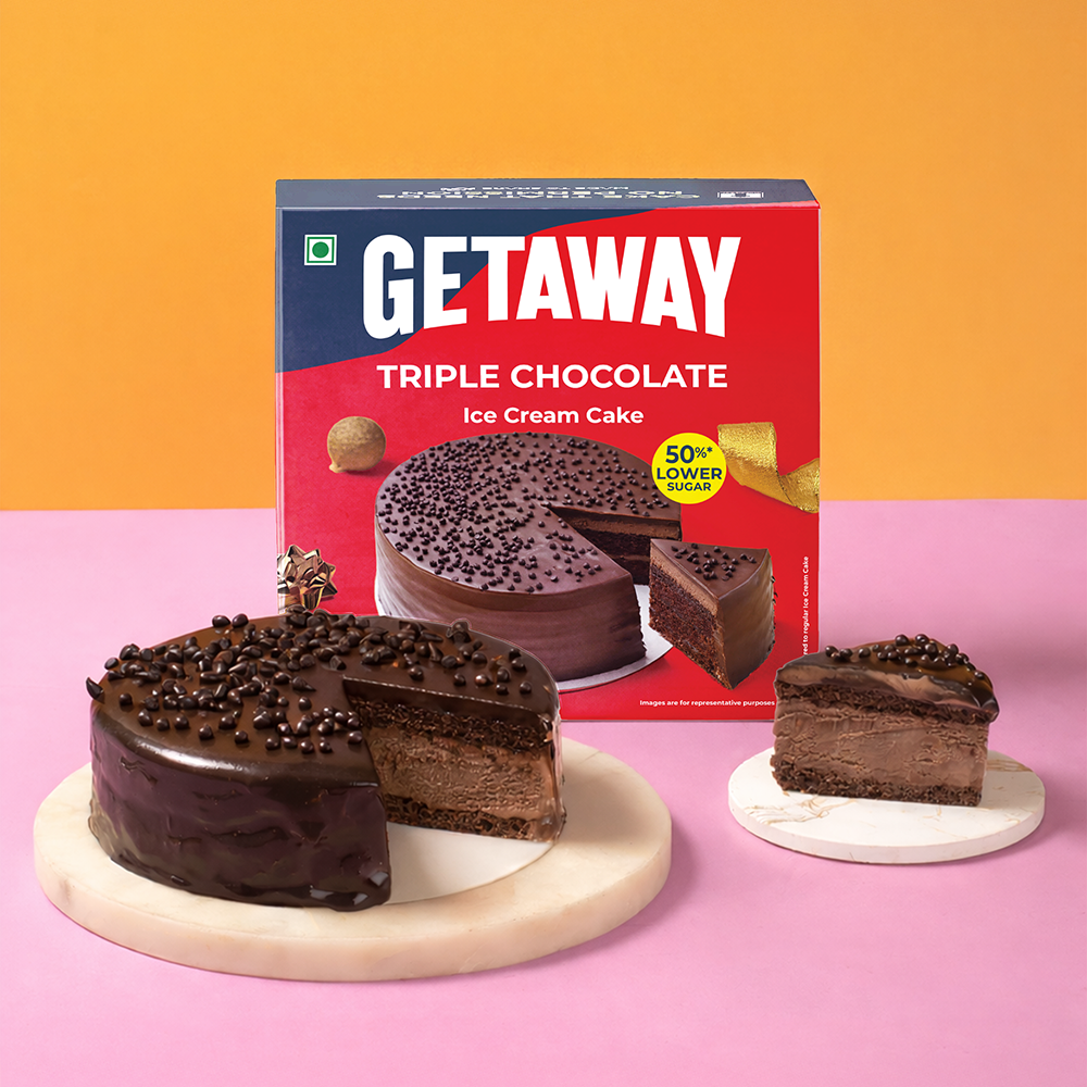 Triple Chocolate Ice Cream Cake - 1 Pack