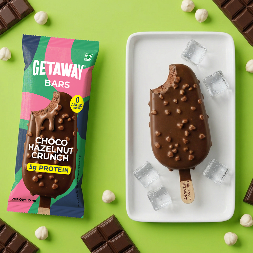 Choco Hazelnut Crunch Ice Cream Bar - 9 Pack