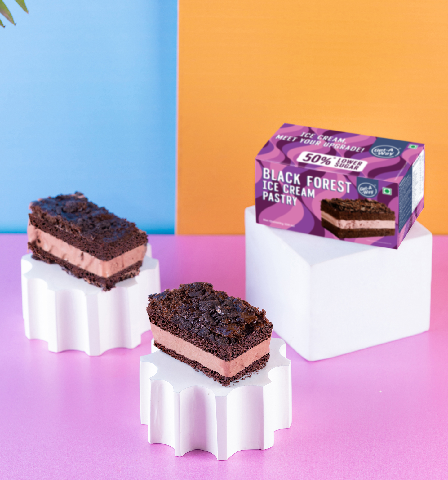 Black Forest Ice Cream Pastry