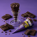 Dark Chocolate Ice Cream Cone - 10 Pack
