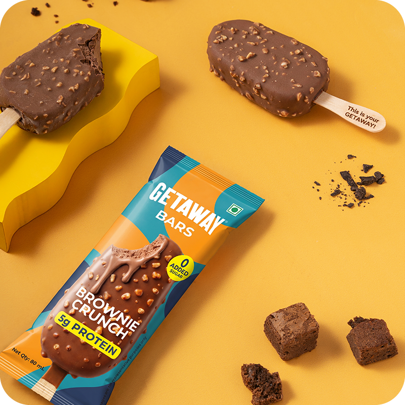 Brownie Crunch Ice Cream Bar - 9 Pack