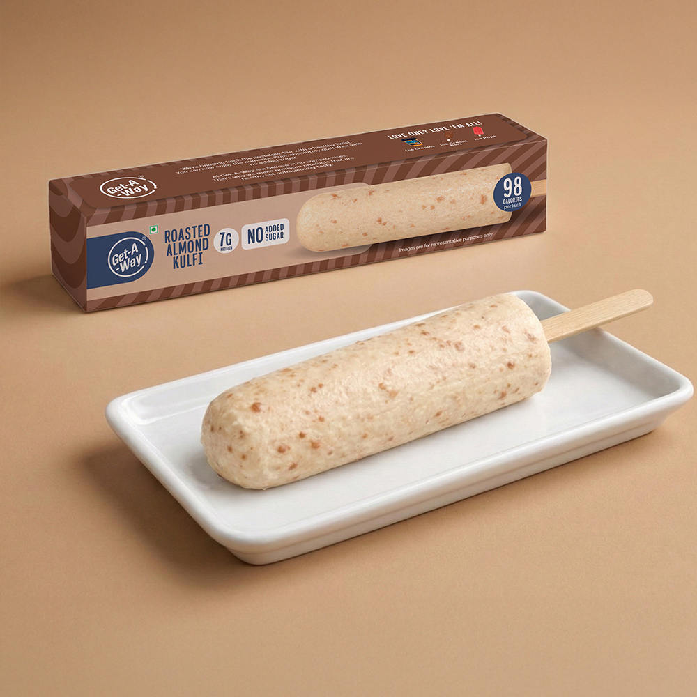 Roasted Almond Kulfi - 12 Pack