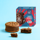 Choco Cookie Brownie Fudge Ice Cream Sandwich- 8 Pack