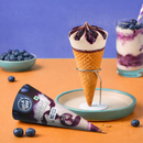 Blueberry Cheesecake Ice Cream Cone - 10 Pack