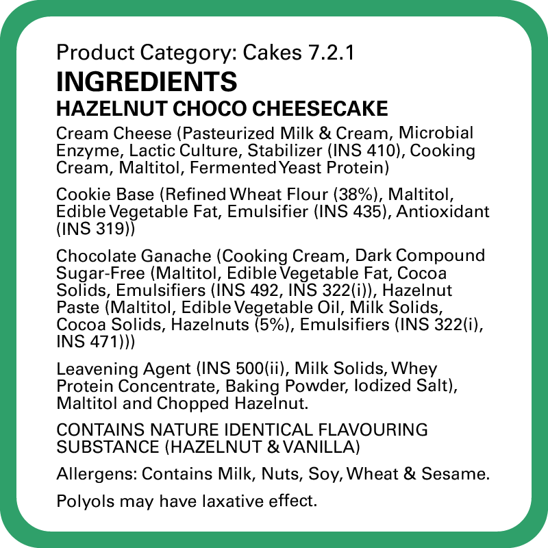 Hazelnut Choco Cheesecake Jar - 8 Pack