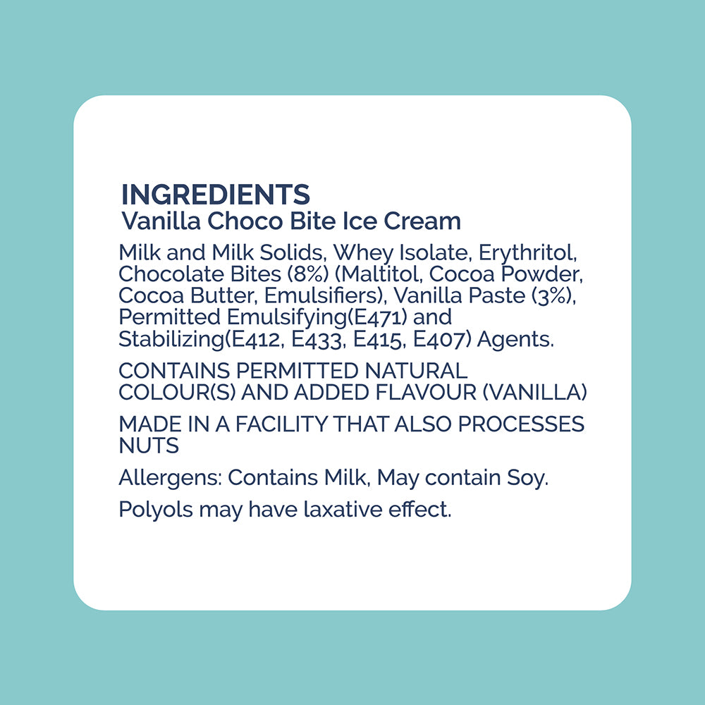 Vanilla Choco Bite Cup - 12 Pack
