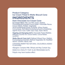Dark Chocolate Ice Cream Cone - 10 Pack
