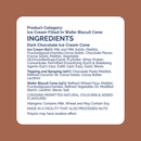 Dark Chocolate Ice Cream Cone - 10 Pack
