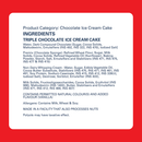Triple Chocolate Ice Cream Cake - 1 Pack