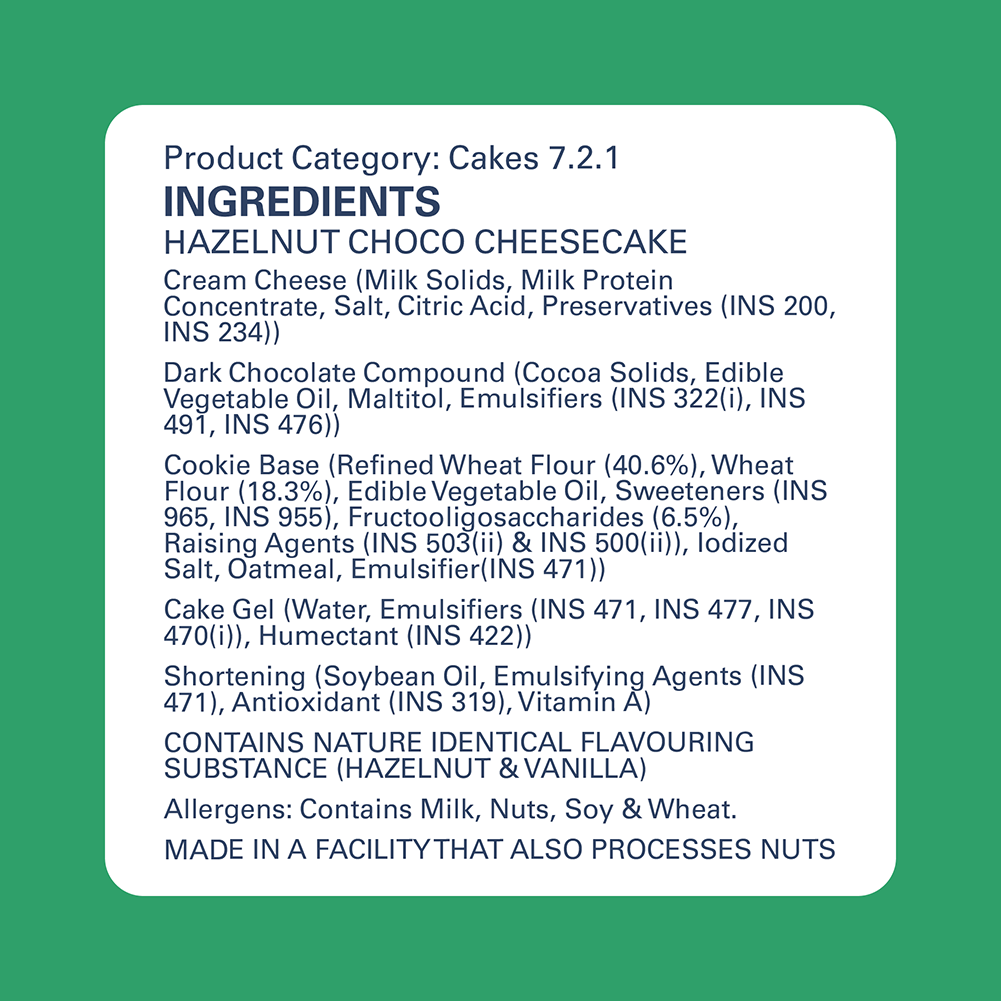 Hazelnut Choco Cheesecake Jar - 8 Pack