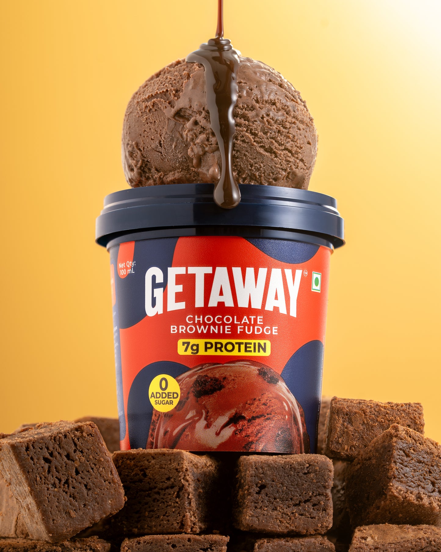 Chocolate Brownie Fudge Cup - 12 Pack