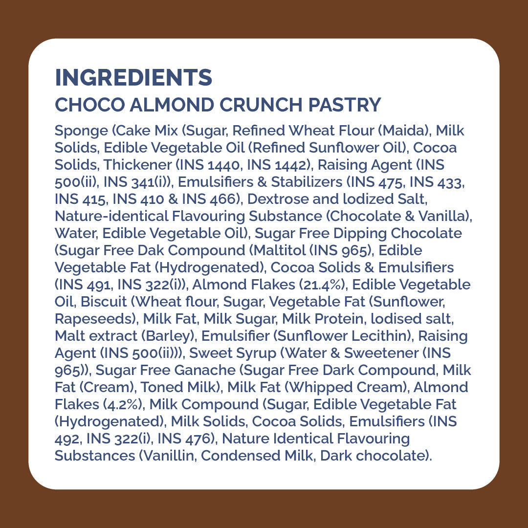 Choco Almond Crunch Pastry