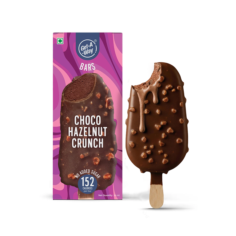 Choco Hazelnut Crunch Ice Cream Bar - 9 Pack