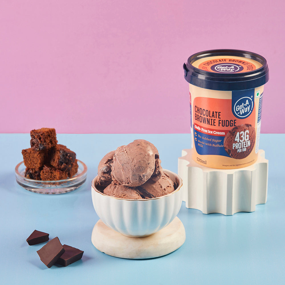 Chocolate Brownie Fudge Tub - 4 Pack
