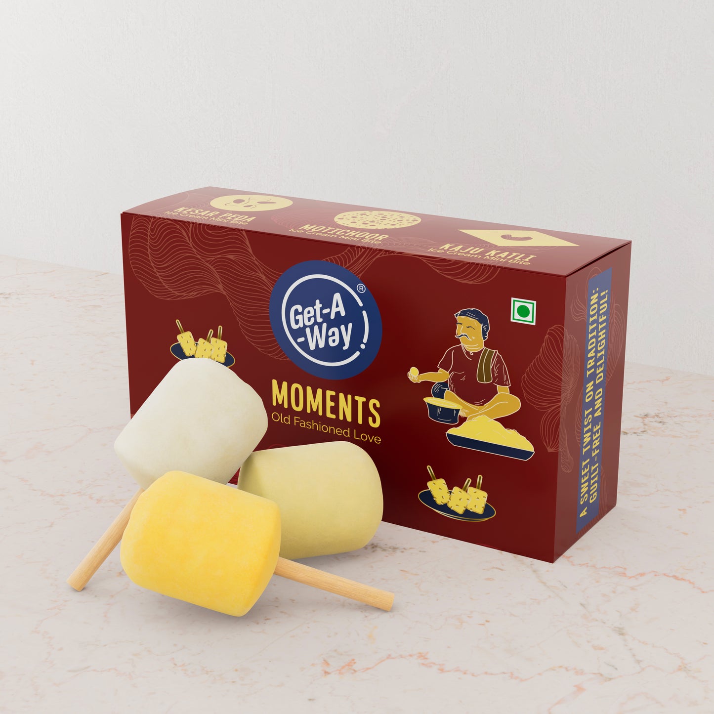 Mithai Ice Cream Bites (Moments)