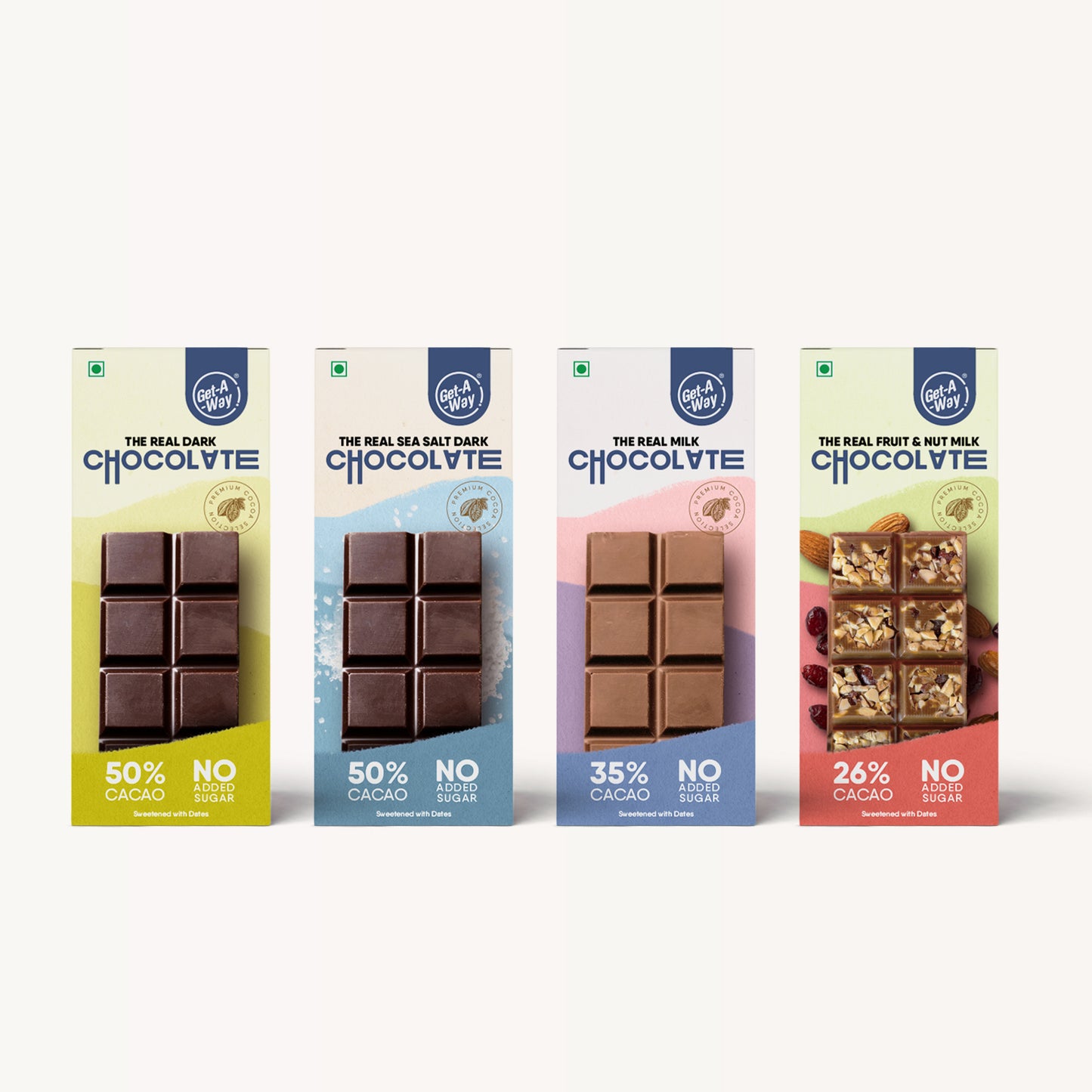 Assorted Chocolate Bars | Pack of 4