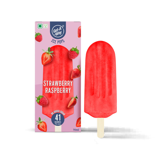 Strawberry Raspberry Ice Pop