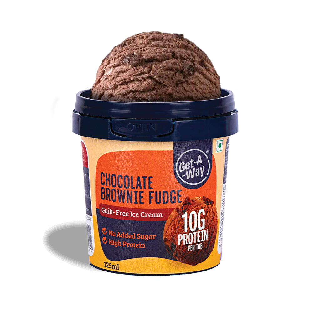 Chocolate Brownie Fudge Ice Cream High Protein GetAWay