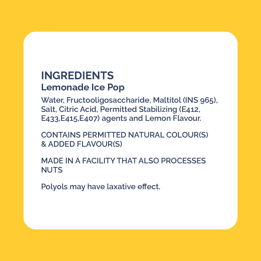 Lemonade Ice Pop
